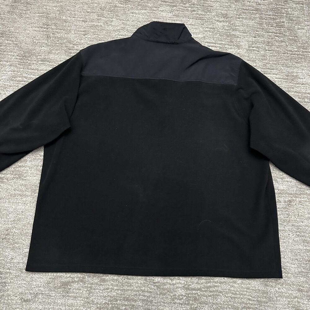 Ariat Sweatshirt Mens 2XL Black Basis 2.0 1/4 Zip Fleece Pullover Mock Neck - Picture 5 of 14